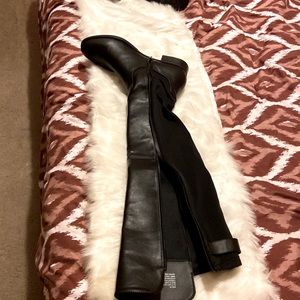 New Black boots (faux leather)